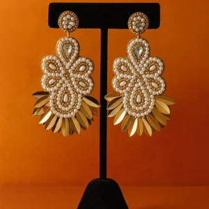 Floral Art Earrings