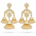 Noorvani Heritage Off-white Jhumkis