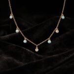 Azure Eye Charm Necklace