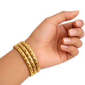 Golden Grace Bangles Design 3