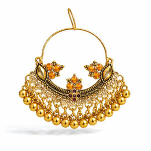 Rani Neelima Yellow Jhumkis