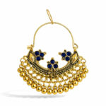 Rani Neelima Dark Brownish Jhumkis